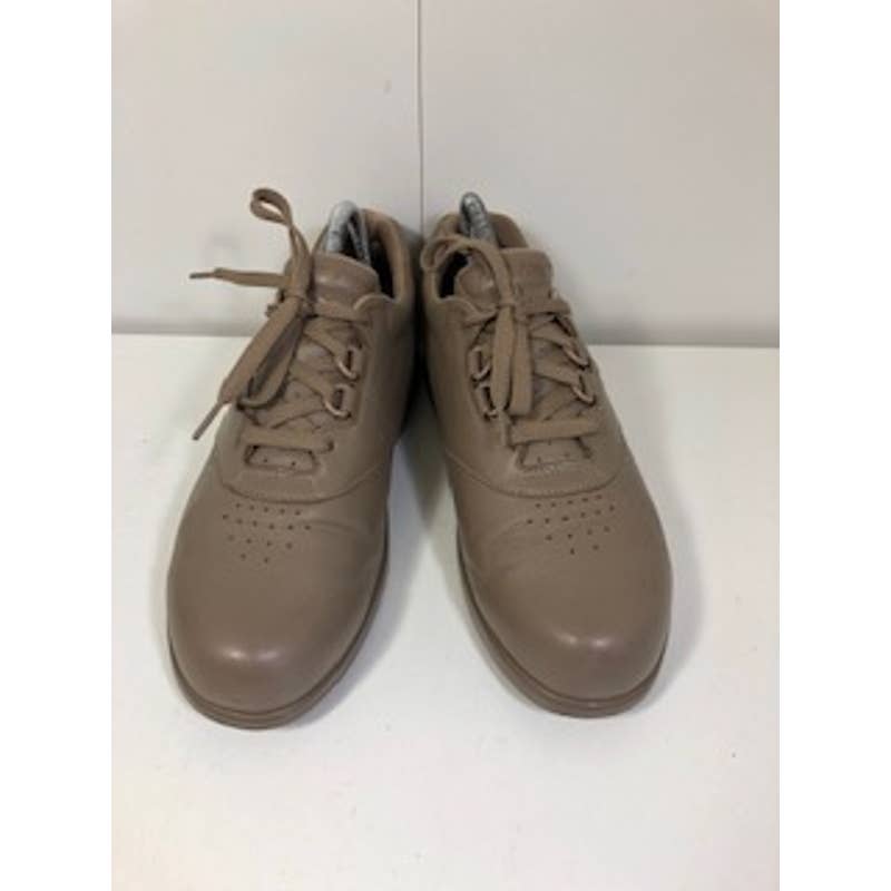 Genuine Sas Leather Round Toe Lace-Up Walking Sneakers Us Women's 9.5 M